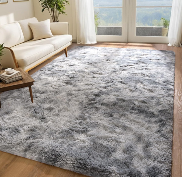 Soft Burgundy Red Runner Rugs for Bedroom Living Room, 2x6 Plush Fluffy Bedside Rug Carpets, Furry Area Rugs for Nursery Kids Girls Boys Room Home Decor, Wine Red